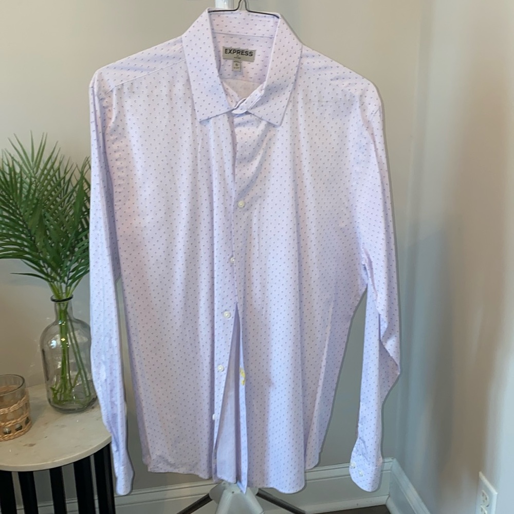 Mens Express button down dress shirt size XL/17
